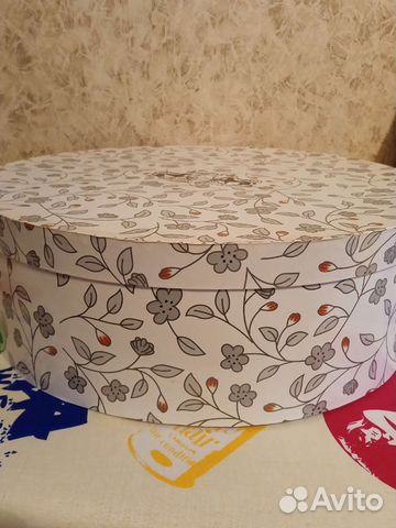 Коробка подарочная круглая