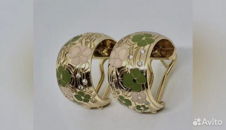 Серьги с бриллиантами