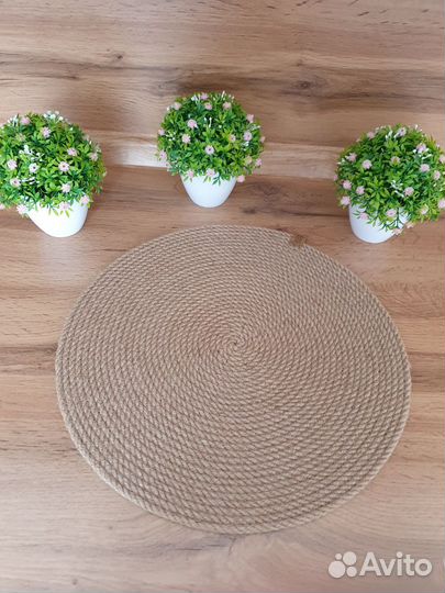 Сервировочные салфетки из джута