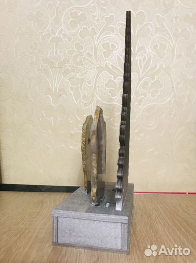 Ночник светильник с натуральным камнем агат