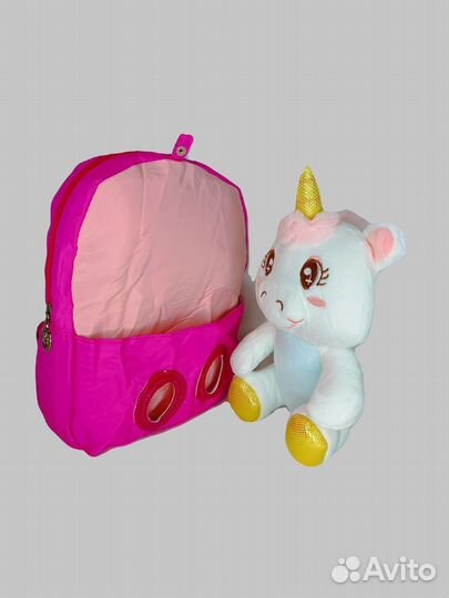 Рюкзак детский со съемной игрушкой