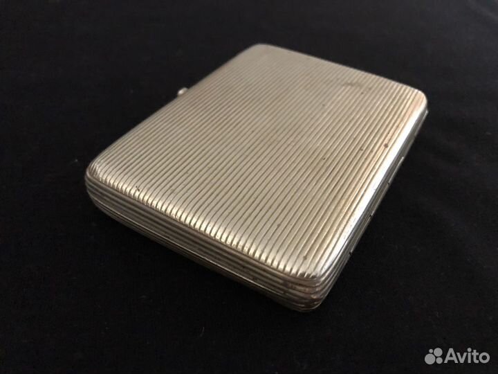 Серебряный портсигар 84 пробы