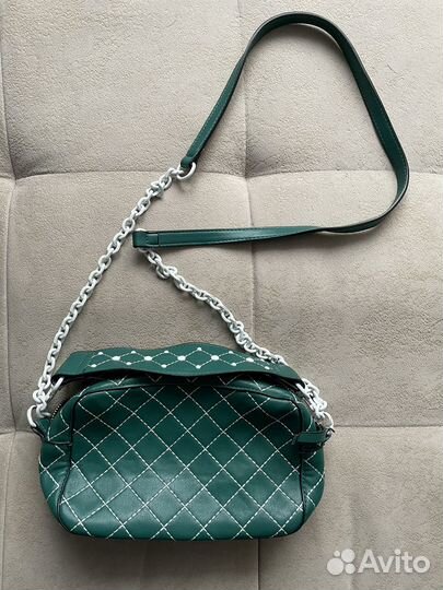 Сумочка Mango зеленая небольшая