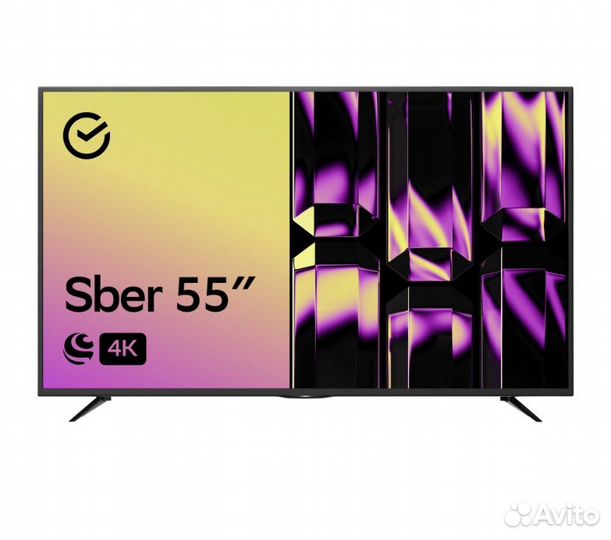 Телевизор Sber SDX-55U4127, 55