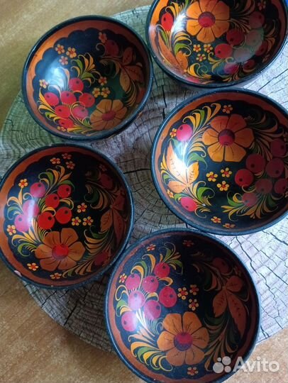 Посуда хохлома