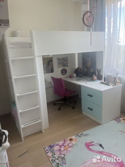 IKEA Кровать-чердак smstad