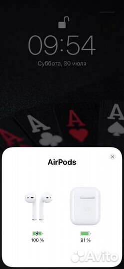 Apple Airpods 2 новые