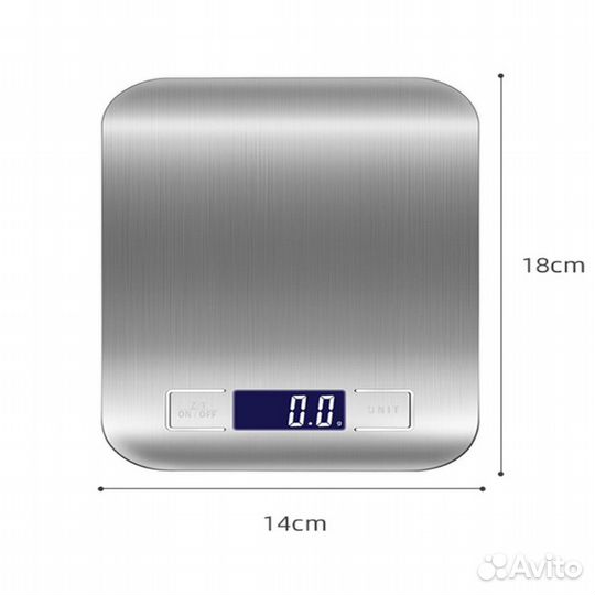 Весы кухонные электронные HOW08 (0,1-5000г)