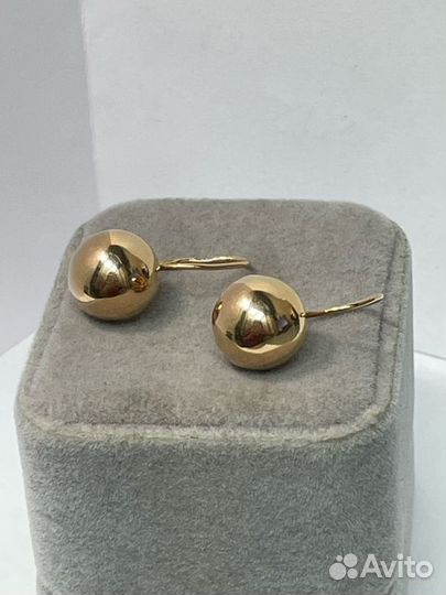 Серьги 583 пробы, р.0