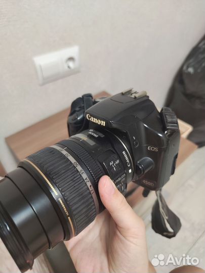 Зеркальный фотоаппарат canon eos 450d