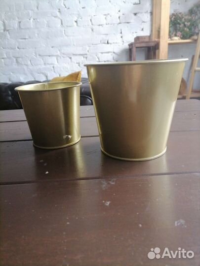 Кашпо металлической Икеа