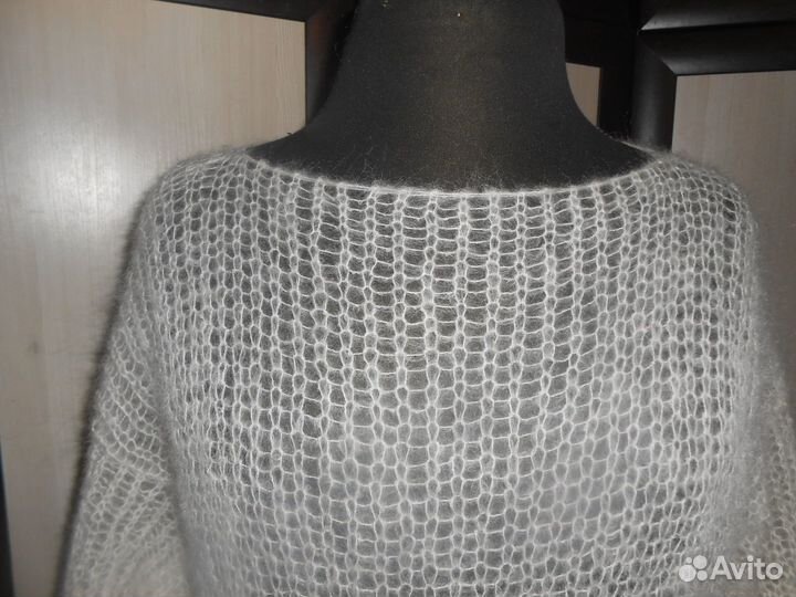 Джемпер мохеровый паутинка