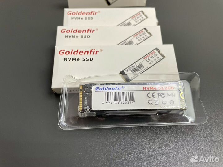 Ssd m2 nvme 512gb/Goldenfir/Новые