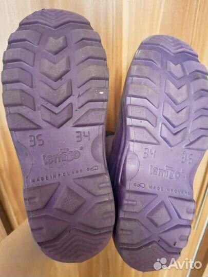 Резиновые сапоги Lemigo 34 /35