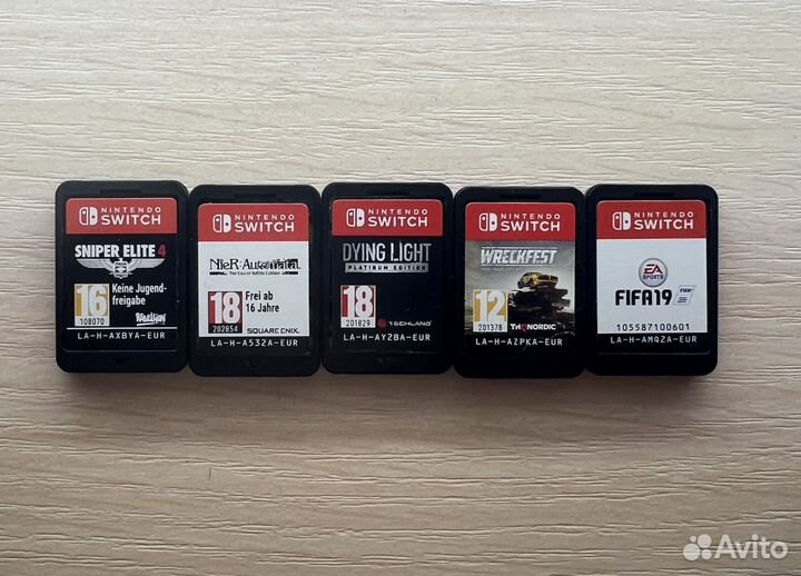 Игры для nintendo switch катриджи