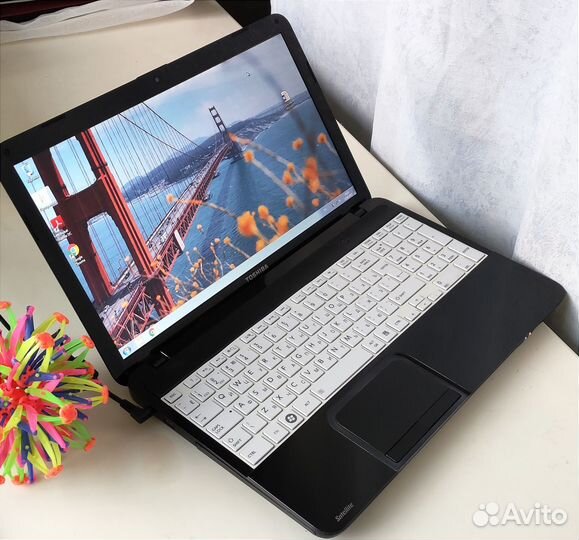 Мощный Ноутбук Toshiba/ssd