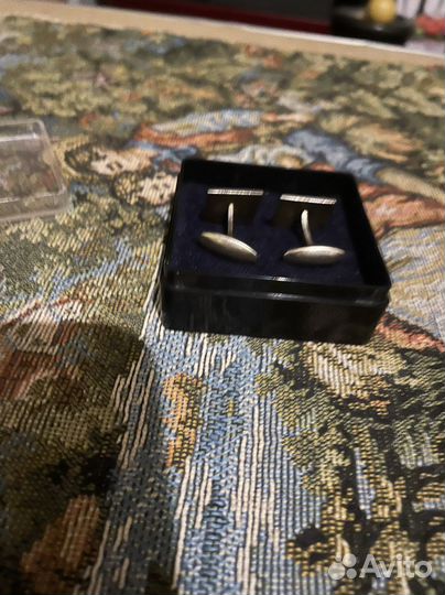 Запонки 875 пробы