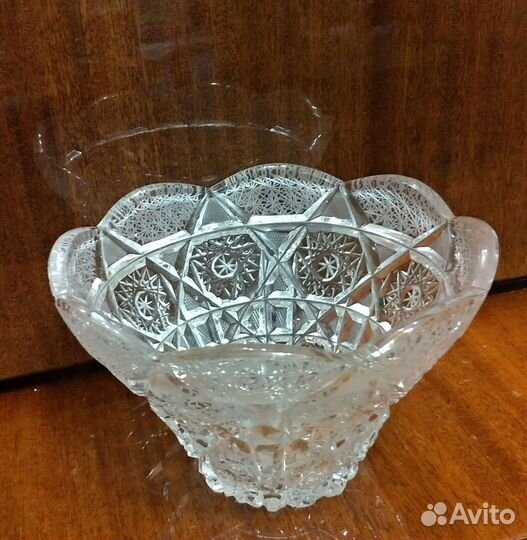 Хрусталь вазы бокалы рюмки