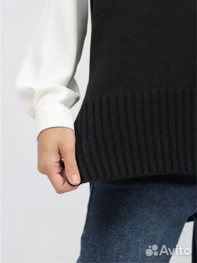 Жилетка вязаная новая