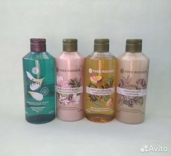 Гели Ив Роше 400 мл, набор из 4 штук