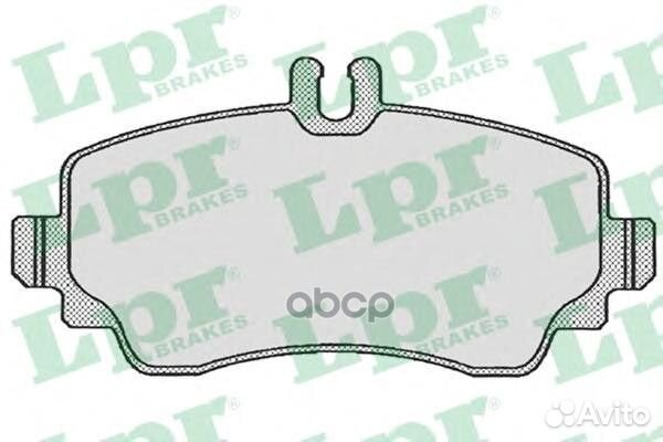 Колодки тормозные дисковые 05P671 Lpr