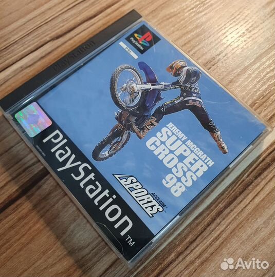 PS1 Jeremy McGrath Supercross 98 (PAL) Лицензия