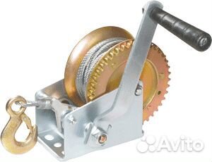 Лебедка шестерен 675 кгс.(сталь.трос 10м.43675