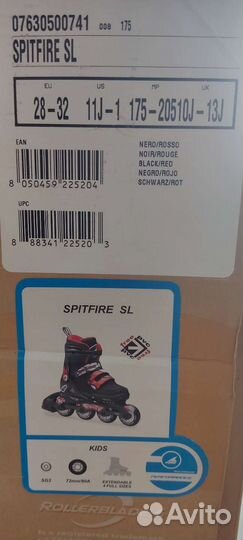 Ролики rollerblade детские