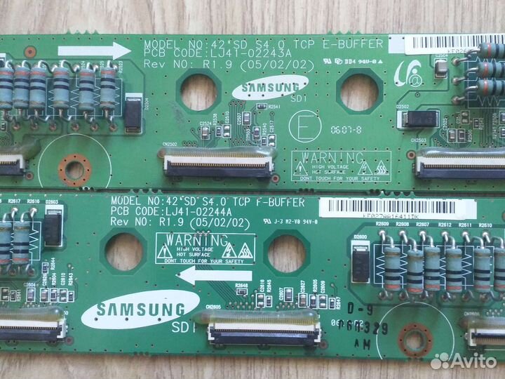 Платы E-Buffer LJ41-02243A + LJ41-02244A