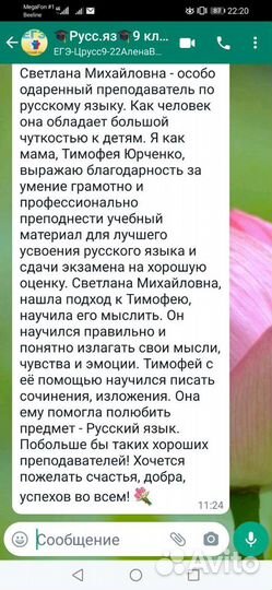 Репетитор по русскому языку