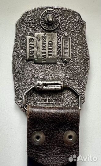 Ремень кожанный levis original новый