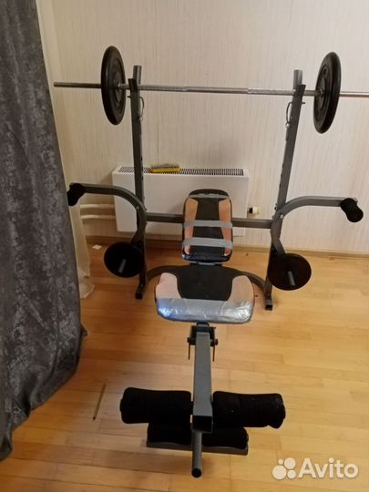 Силовой тренажер Body sculpture + одна гантель