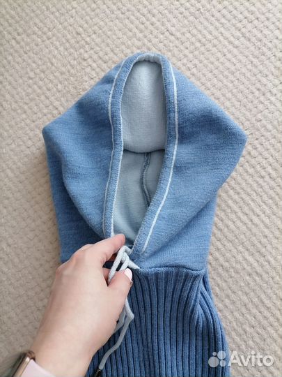 Капюшон вязаный