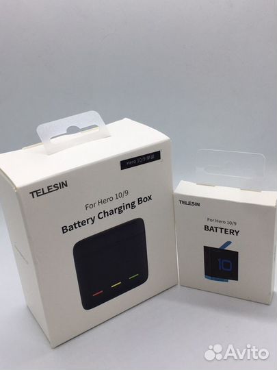 Зарядка GoPro 10/9/11 + Аккумулятор Telesin