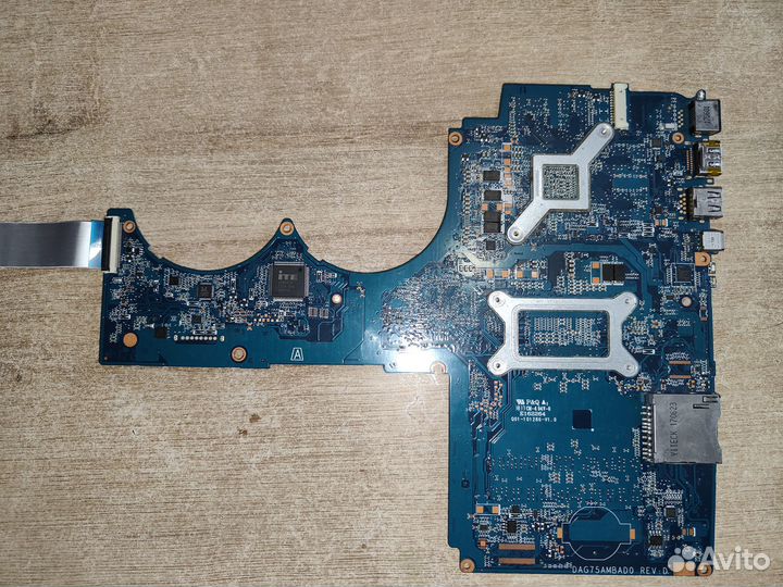 Материнская плата нр Раvilion 15-св G75A в ремонт