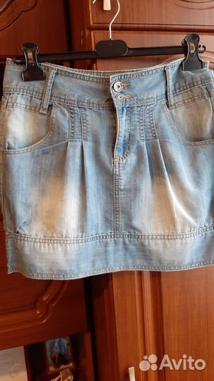 Юбка джинсовая