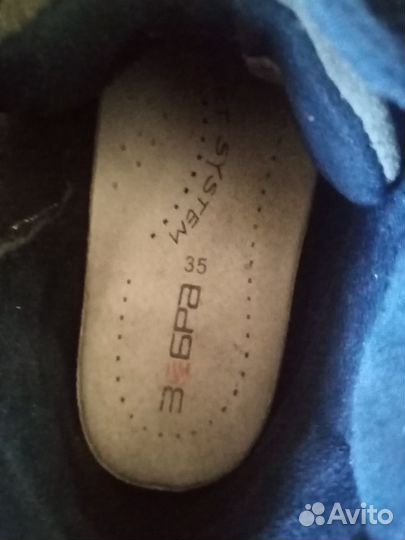 Ботинки 35 размера
