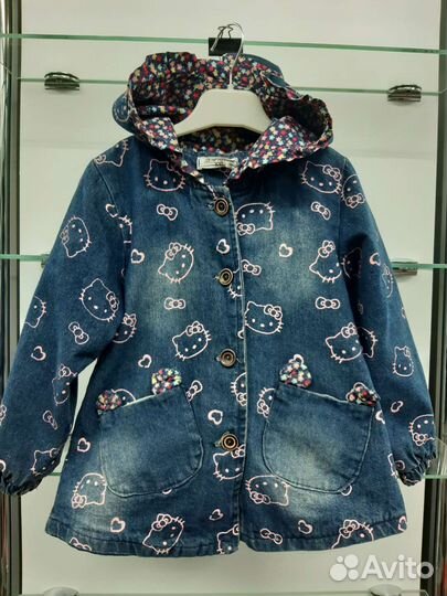 Ветровка джинсовая для девочки