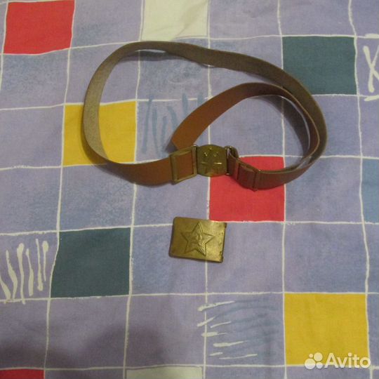 Ремень пионера.Солдатская бляха.СССР