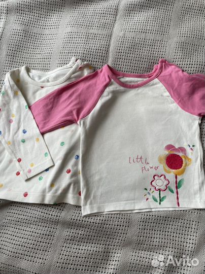 Одежда для девочки пакетом 0-6 месяцев