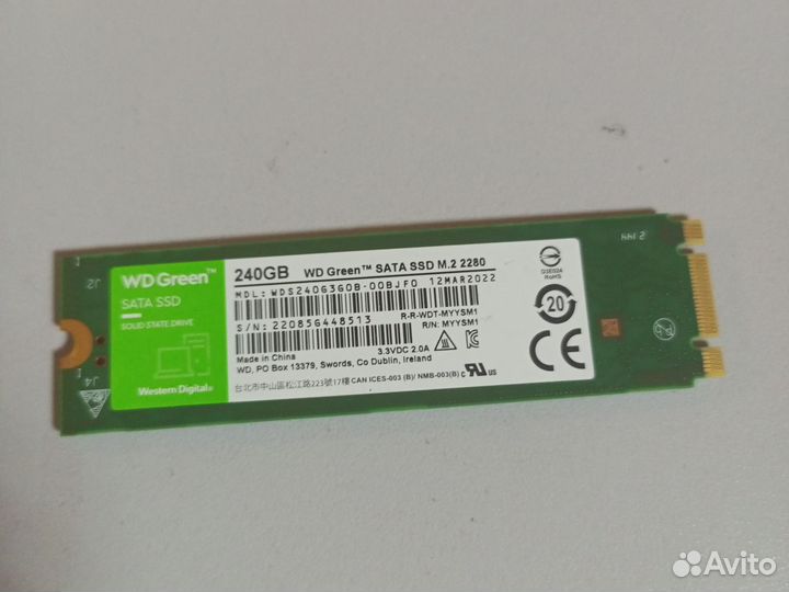 Ssd m2 240gb с windows10