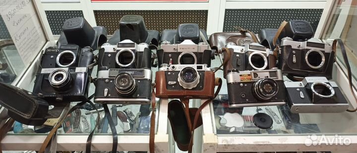 Советские пленочные фотоаппараты