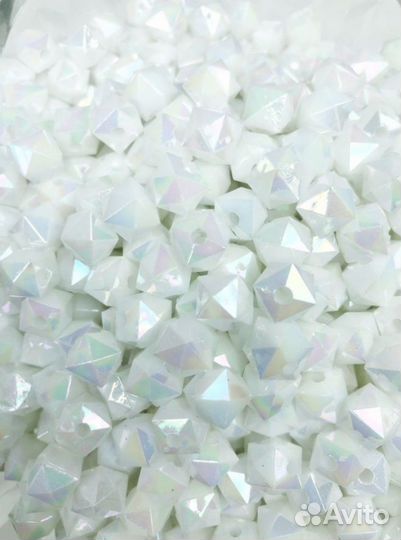 Акриловые бусины 500гр