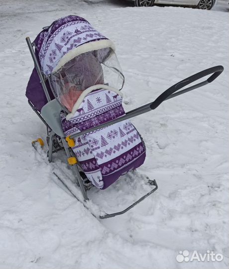 Санки коляска ника