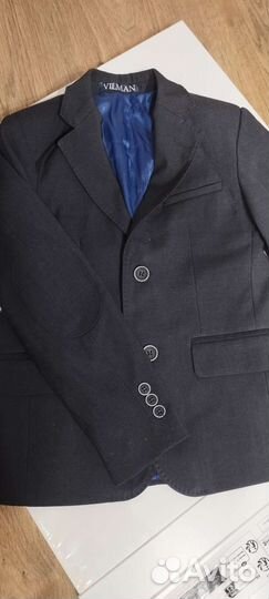 Пиджак школьный для мальчика 134