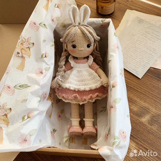 Вязаные куклы, ручная работа