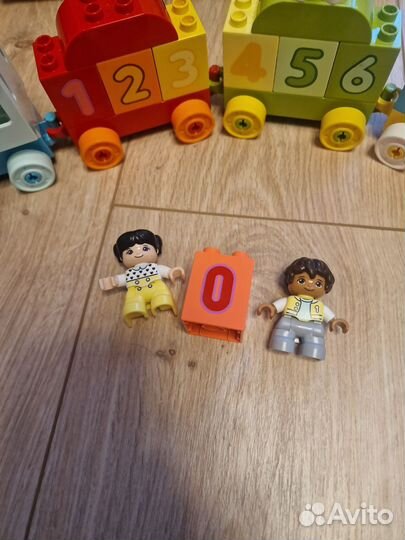 Lego duplo поезд с цифрами