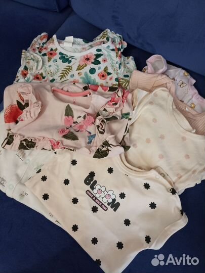 Одежда летняя для девочки пакетом 62-68