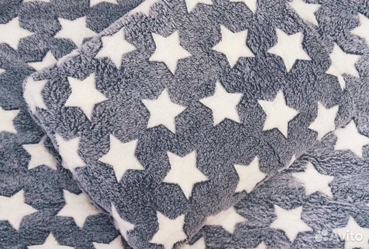 Пледы плюшевые 180/200