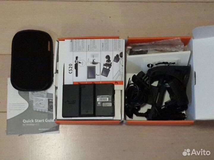 Навигатор MIO C520 deluxe рабочий комплект б/у